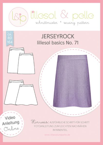 Schnittmuster Jersey Rock Lillesol basic No.71