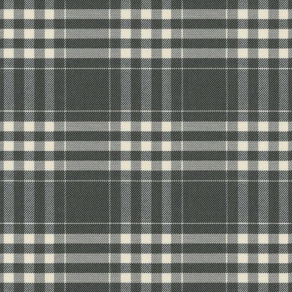 Baumwolle Dekostoff Karo grau creme - Webware von Westfalenstoffe