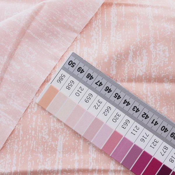 Baumwolle aquarell coral lachs altrosa - Brushed by Sarah Watts