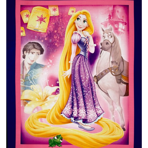 Baumwolle Disney Rapunzel and Friends – 90x110 cm