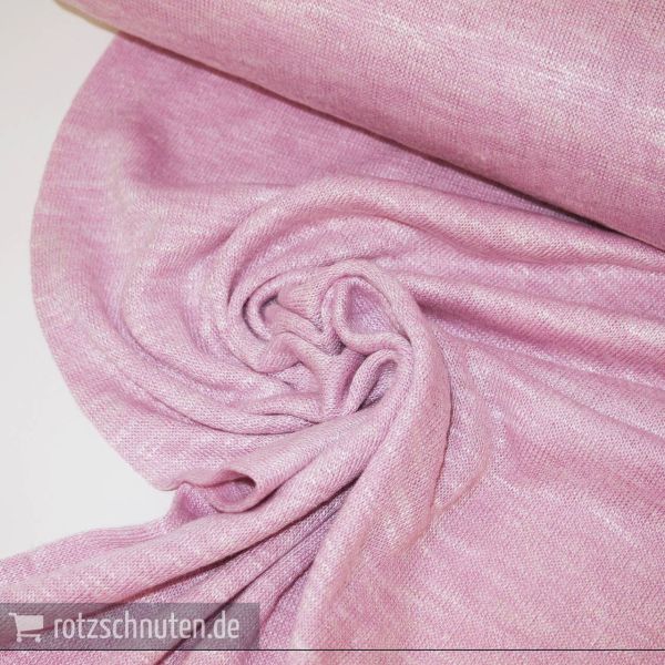 Leichter Strick LIESCHEN – rosa weiß meliert