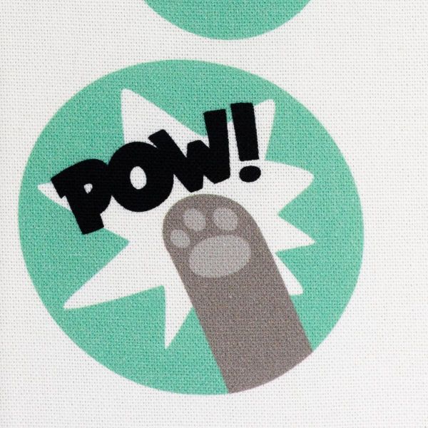 DIY Nähset Turnbeutel Waschbär von Käselotti - Tierbeutel Panel 75x150cm