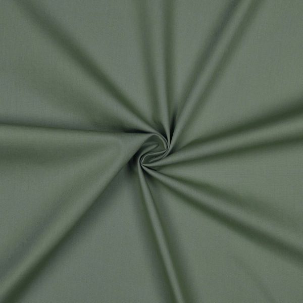 Baumwollstoff uni dunkel salbei - Baumwolle Popeline – Cotton Poplin dusty green