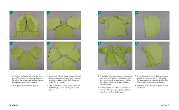 HEJ. Minimode Süsse Puppenkleidung nähen von 32-47cm von Lotteundludwig