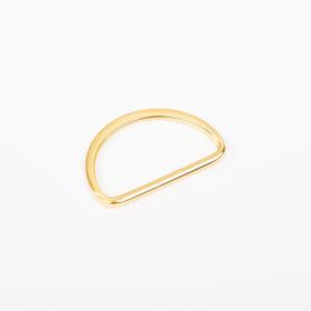 Metall D Ring 40mm gold – D-Ring für Taschen & Gurtbänder 4cm