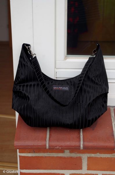 Kunstleder Yoko schwarz von Swafing – fein strukturiert & weich im Griff