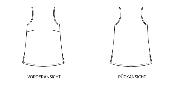 Schnittmuster FRAU HELEN • Trägertop für Webware von Studio Schnittreif • Gr. XS-L