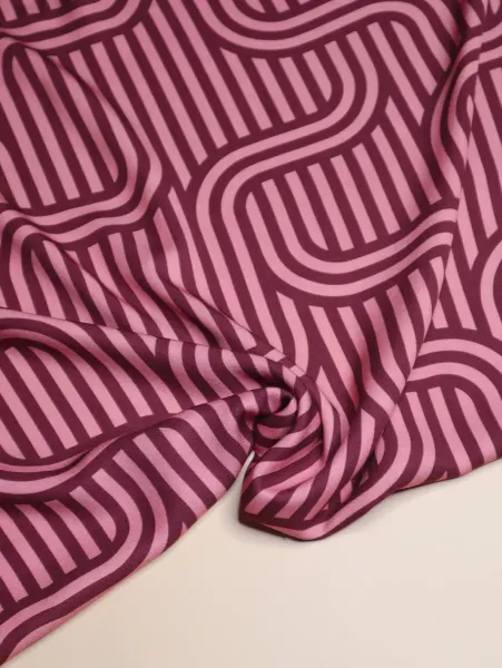 Mind the MAKER Viskose Twill Ziggy Rouge ECOVERO Stoff