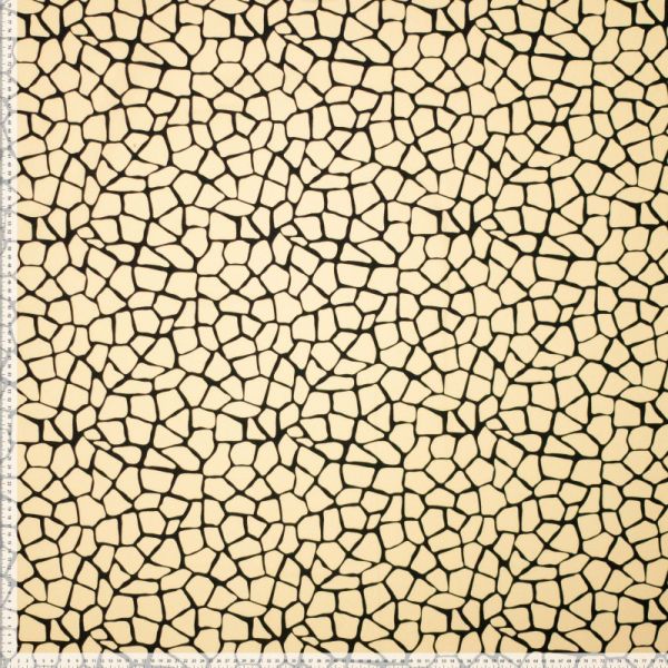 Baumwoll-Popeline mit Giraffen Muster - Baumwollstoff mit Animal Print