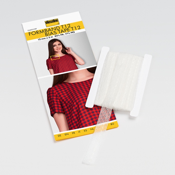 Vlieseline FORMBAND T12 weiß – Kanten sichern und fixieren (5m)
