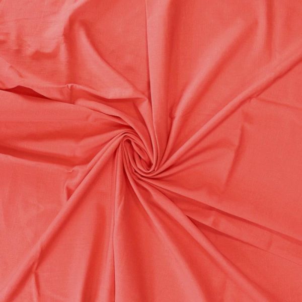 Fließender Viskose-Leinen Stoff in koralle – perfekt für leichte Sommermode