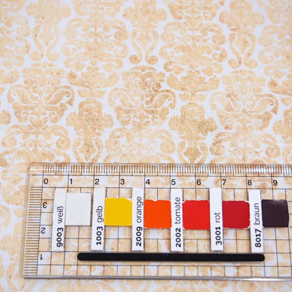 Santoro Gorjuss MY STORY Ornamente beige creme – BROCADE light blue