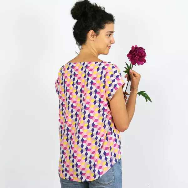 Schnittmuster FRAU LIAH • leichte Sommerbluse für Damen • Gr. XS-XL