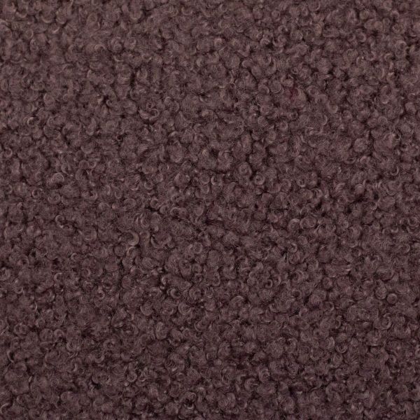 Teddy Bouclé Lämmchen Schaf Fellimintat aubergine - Deko Boucle Kodiak von Swafing