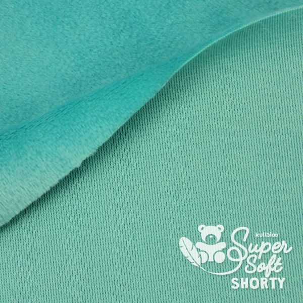 Kullaloo Plüsch SuperSoft Shorty teal petrol - Silky Minky Kuschel Nicki 100x75cm