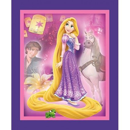 Baumwolle Disney Rapunzel and Friends – 90x110 cm