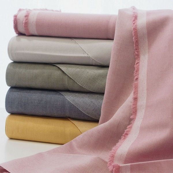 Viskose Baumwolle Leinen TENCEL™ Lyocell Mix sand creme – Elina von Swafing