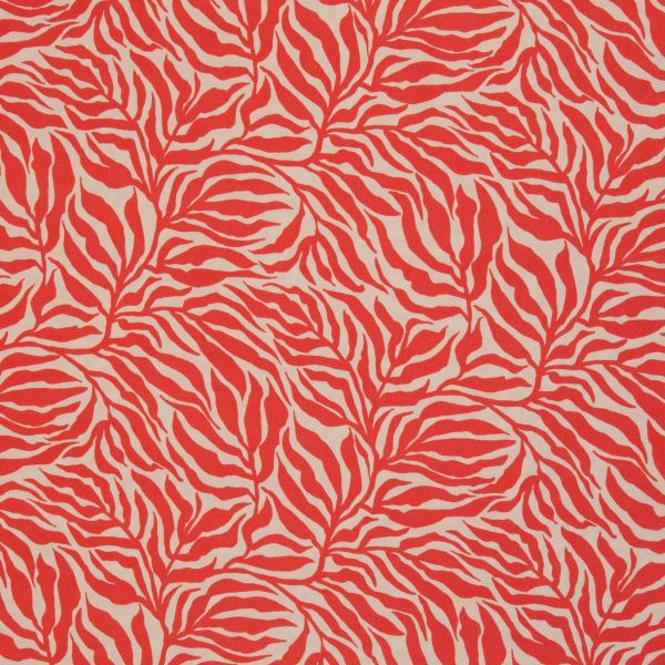 Viskose Webware Animal Print koralle - Serie Zebra Jungle von Swafing
