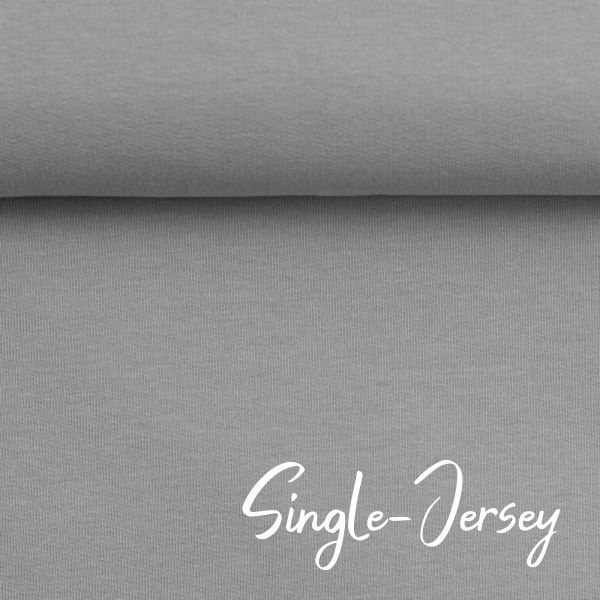 Jersey uni hellgrau - Baumwolljersey VANESSA von Swafing