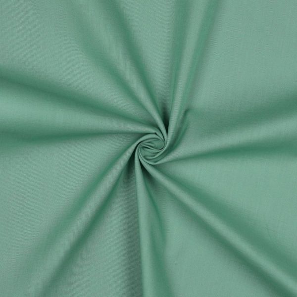 Baumwollstoff uni eukalyptus - Baumwolle Popeline – Cotton Poplin old green