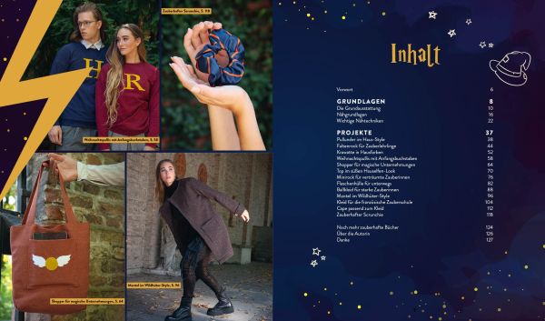 Die Nähschule für Potterheads - Kleidung im Hogwarts Style selbst nähen – Größen 34–46