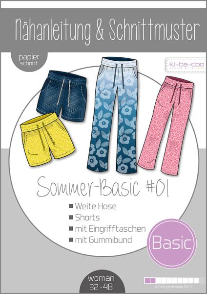 Schnittmuster Hose und Short – Mix & Match von KiBaDoo Gr. 32-48