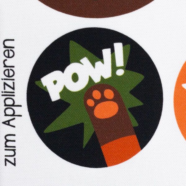 DIY Nähset Turnbeutel Fuchs von Käselotti - Tierbeutel Panel 75x150cm