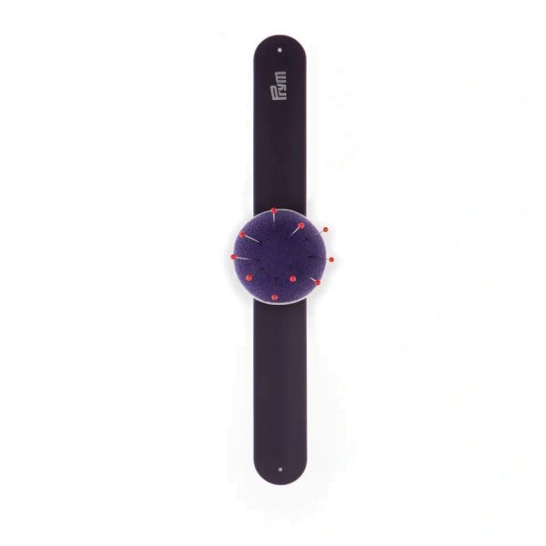 Nadelkissen mit Armband von PRYM - Armnadelkissen Silikonband blau