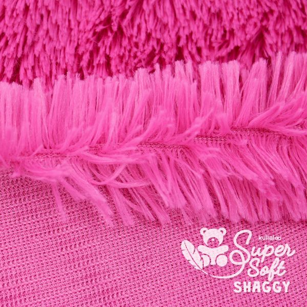 Kullaloo Zottel Shaggy pink – Langhaarplüsch 100x75cm