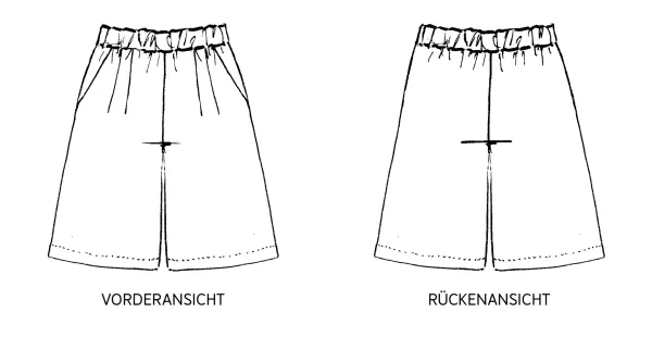 Schnittmuster FRAU BEEKE • Bermuda Shorts von Studio Schnittreif • Gr. XS-XXL