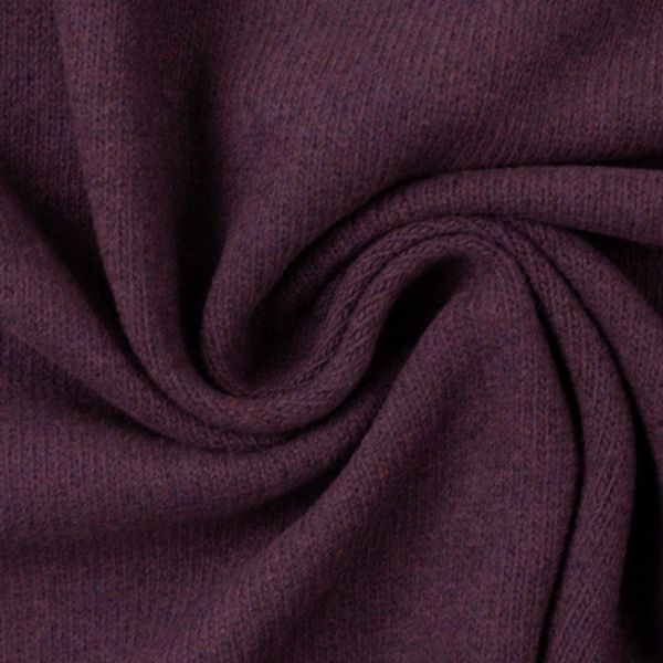 Weicher dicker Strickstoff in violett – Strick Bono von Swafing HW 22/23