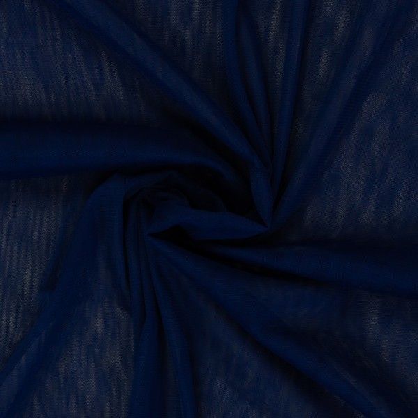 Softtüll in nachtblau - weicher feiner Tüll für Ballerina Petticoat Schultüte Brautmode & Deko