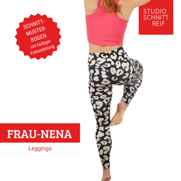 Schnittmuster FRAU NENA • Leggins mit Geheimfach von Studio Schnittreif • Gr. XS-XXL