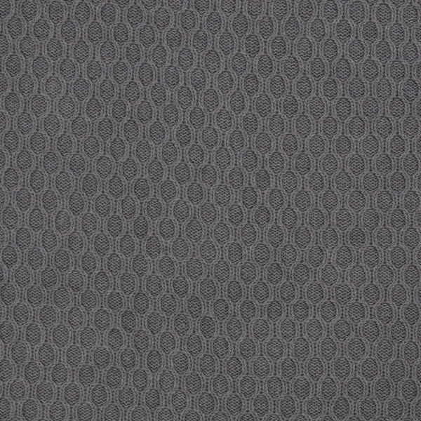 Weicher dicker Strickstoff mit Rautenmuster grau – Baumwollstrick Jonas von Swafing