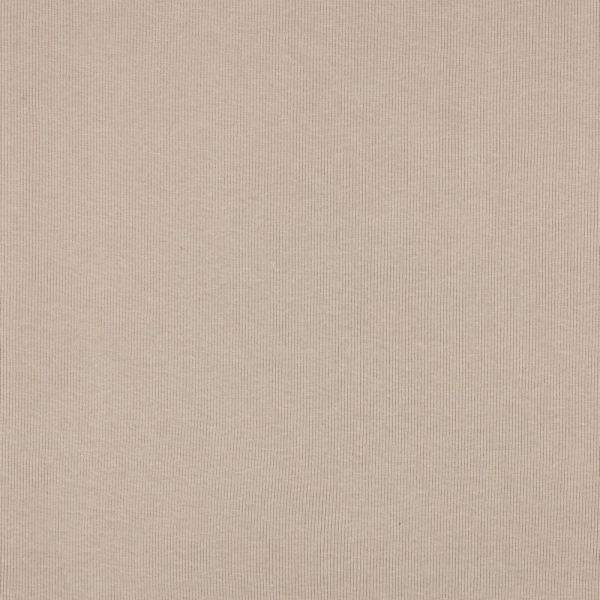 Bio Strickbündchen creme beige – fein geripptes Bündchen 2x2 Organic Rib Tube sand