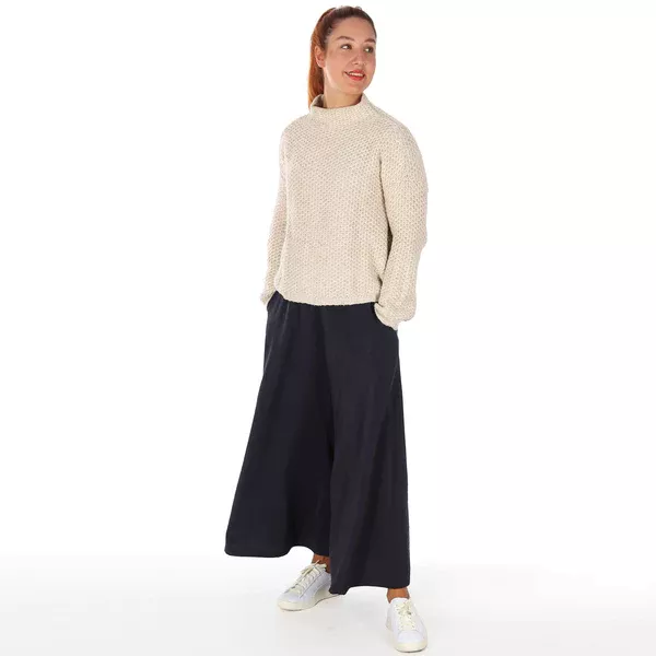 Schnittmuster FRAU ORLA • Hose mit extra weitem Bein - Hosenrock für Damen • Gr. XS-XXL