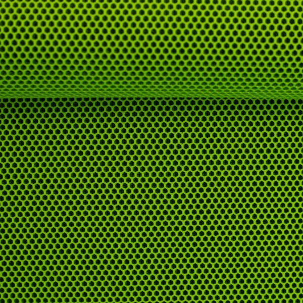 Mesh 3D Gewebe apfelgrün – atmungsaktiv & gepolstert