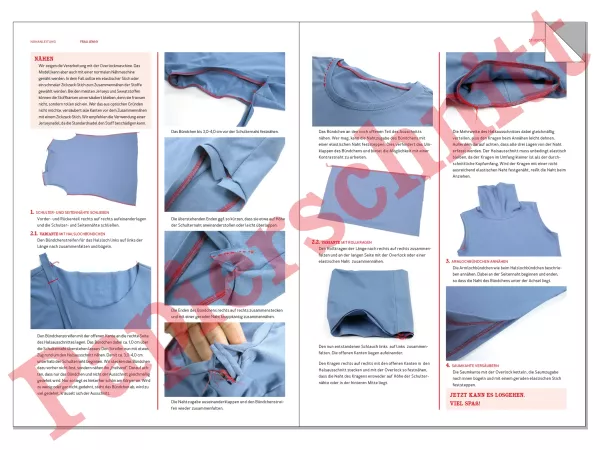 Schnittmuster FRAU JENNY • Basic Damen Top von Studio Schnittreif • Gr. XS-XXL