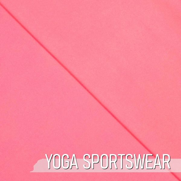 YOGA STRETCH uni neon pink - Funktionsjersey für Sportbekleidung