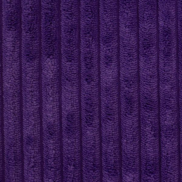 Samtcord uni violett lila – robuster Breitcordstoff für Möbel & Taschen Wanja von Swafing