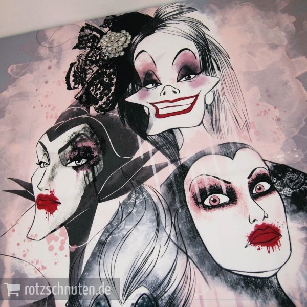 Baumwolle Disney Vicious Villains – die bösen Hexen – 90x110 cm