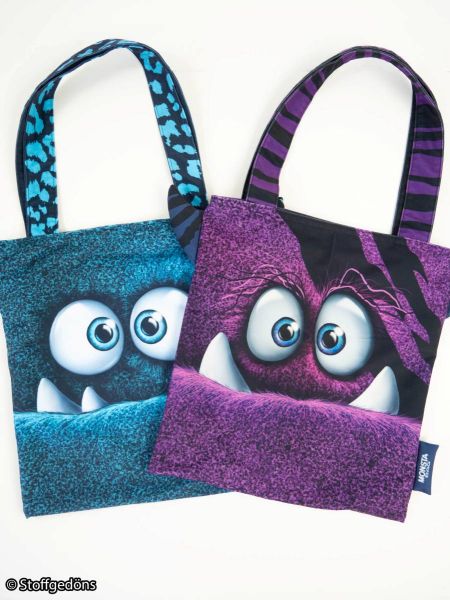 Monsta Bag DIY Panel petrol für eine Tasche • Design Thorsten Berger by Swafing
