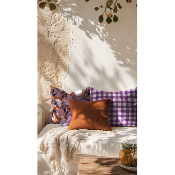 Beschichtete Baumwolle – grünes Vichy-Karo, wasserabweisend