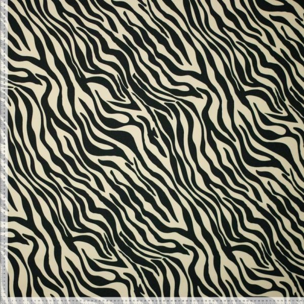 YOGA STRETCH Zebra beige - Funktionsjersey für Sportbekleidung Animal Print