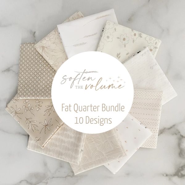 Fat Quarter Stoffpaket Art Gallery Soften the Volume - 10 Designs je 50x55cm