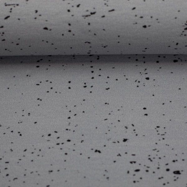 Sweat mit Sprenkeln grau - French Terry Sparkle grey Into the Wild by Swafing