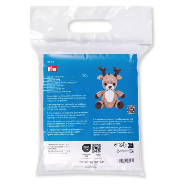 Prym Füllwatte für Amigurumi, Puppen & Kissen – 100 g