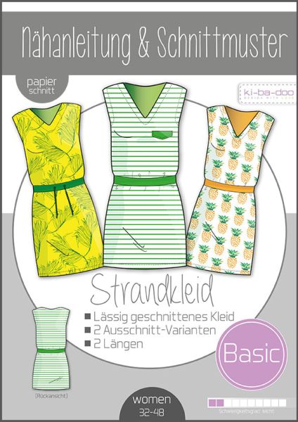 Schnittmuster Basic Strandkleid Woman von KiBaDoo