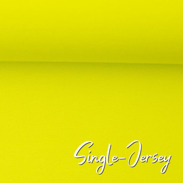 Single Jersey neon apfelgrün - Baumwolljersey VANESSA von Swafing