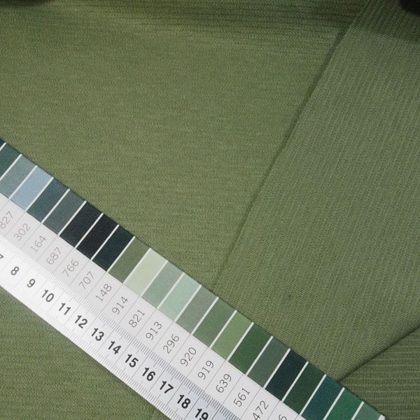 Bio Strick Jersey oliv - Mind the Maker Organic Woolen Ottoman olive green